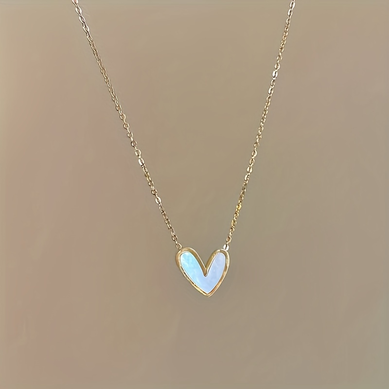 Heart-Shaped Pendant Necklace for Women